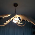 lampa z drewna