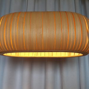 Lampa z drewna
