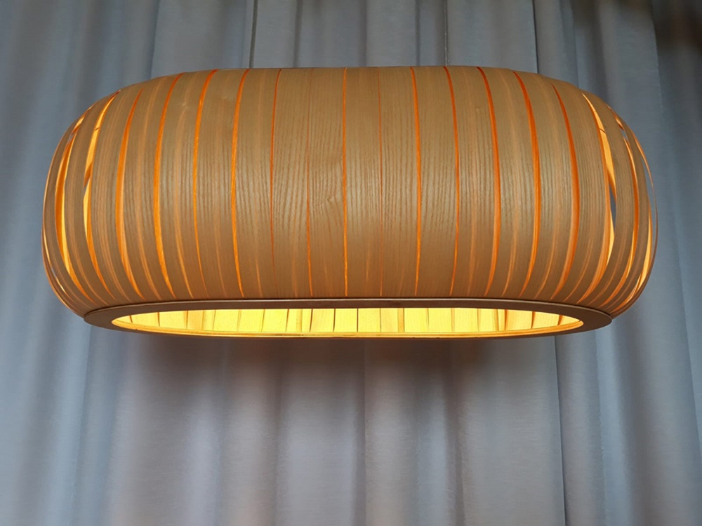 Lampa z drewna Elegant
